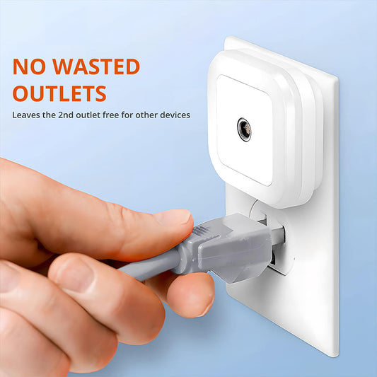 Plug-In Wall Mount Night Light – Safe, Energy-Efficient, and Easy to Use