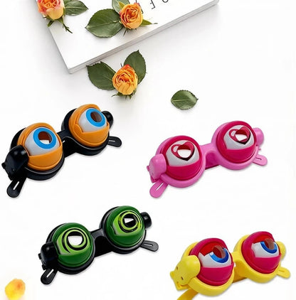 4 Pcs Crazy Eyes Glasses