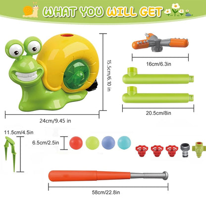 🐌 2-in-1 Snail Sprinkler Baseball Game