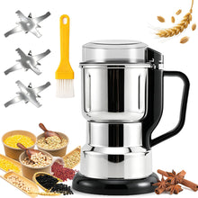 Electric Grain Mill Grinder – 304 Stainless Steel Flour & Coffee Grinder