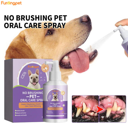 Furongpet™ Pet Dental Care Spray – Fresh Breath