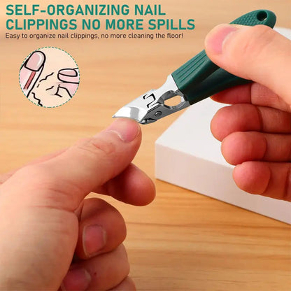 Wide Jaw Nail Clippers for Thick & Ingrown Nails