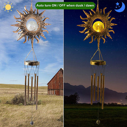 Solar Hanging Wind Chime Light