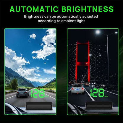 🚗 Car HUD Head-Up Display GPS Digital Speedometer