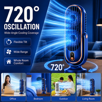 Portable Table Fan with 5 Speeds