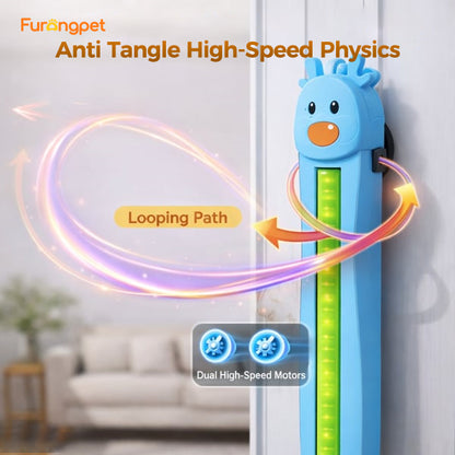 Auto Motion Flying Rope Interactive Cat Toy