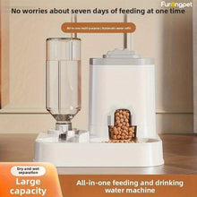 2-in-1 Gravity Pet Feeder and Water Dispenser Station
