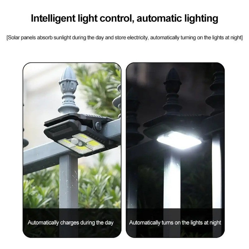Solar Clip Light with Motion Sensor