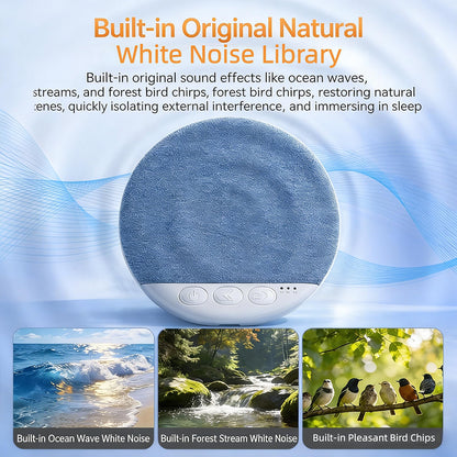 Bluetooth Pillow Speaker with White Noise & Timer