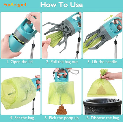 Furongpet™ No-Touch Dog Poop Scooper with FREE Waste Bags
