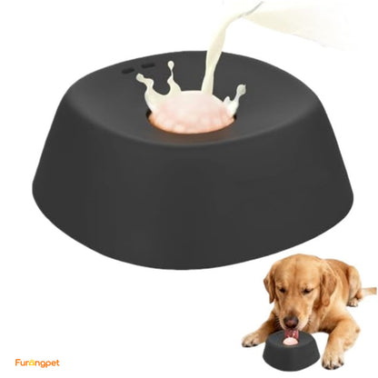 Exclusive Offer💥Slow Feeder Dog Bowls for Liquid Treat, Anti-Slip【Entertained Ball-in】 Bone Broth Dog Lick Bowl