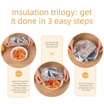 Stretchable Food Heat Retaining Cover