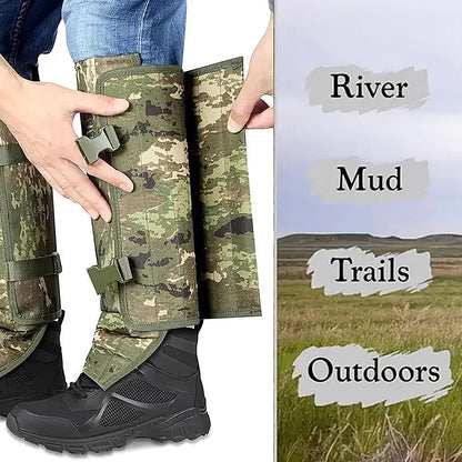 Unisex Outdoor Anti-Snake Gaiters, Durable Fabric for Trekking & Hunt
