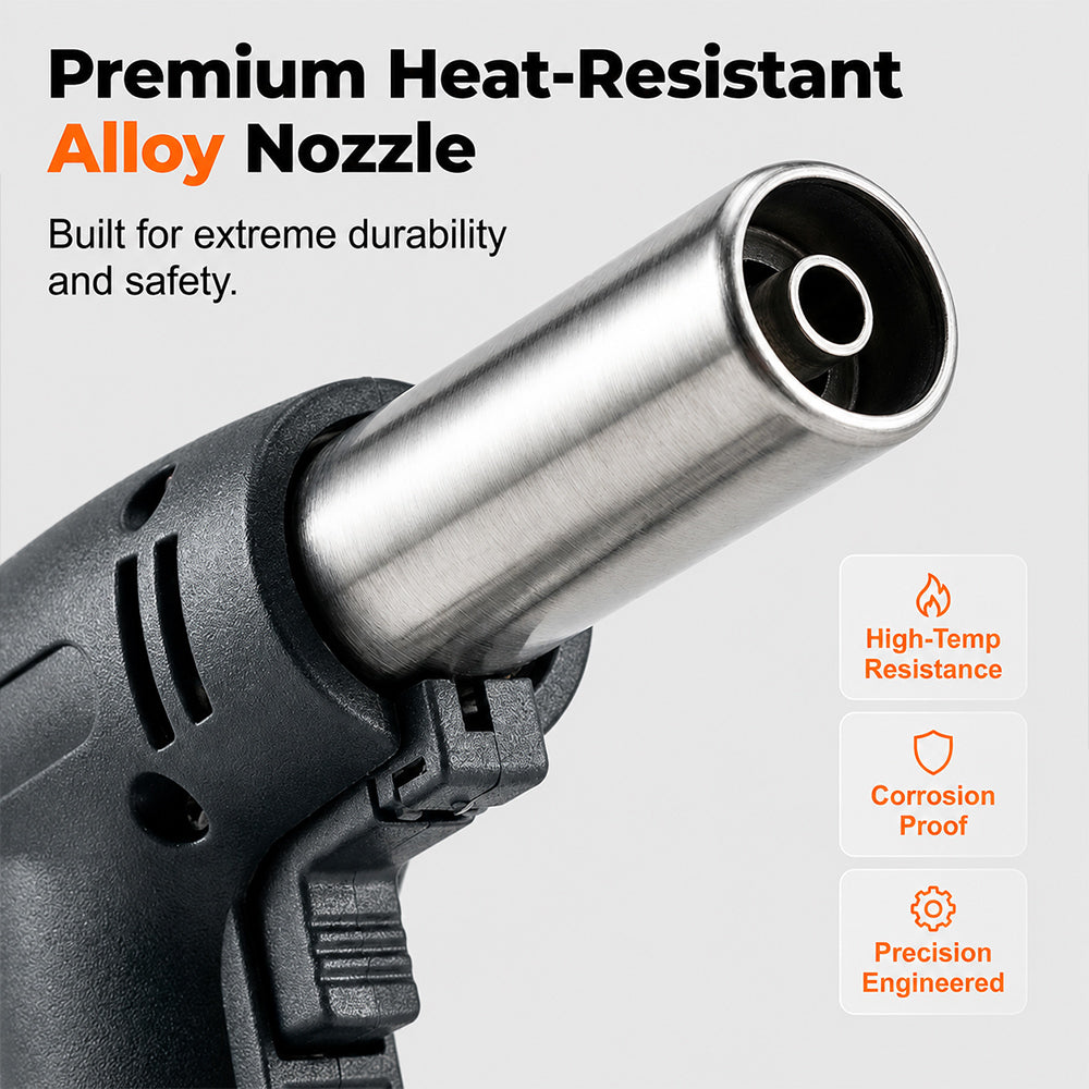 Portable Adjustable Butane Torch Lighter