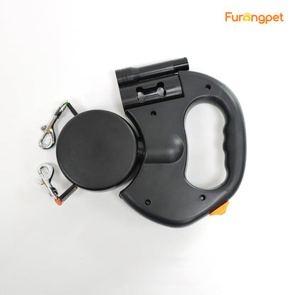 🐕 New Dual-Head Retractable Pet Leash 🐕‍🦺