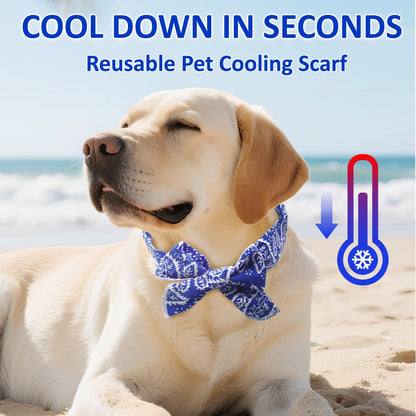 Summer Pet Cooling Collar Wrap