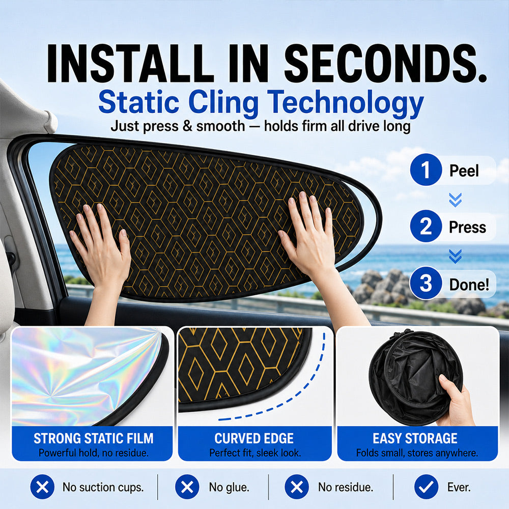 Universal Car Side Window Sun Shades