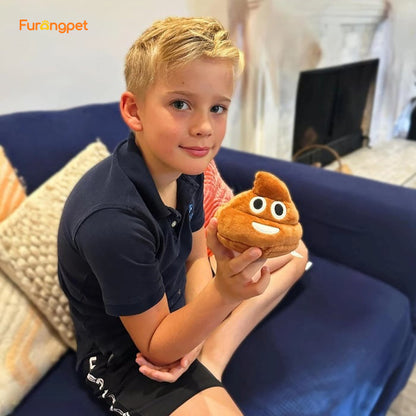 💩🤣 Farting Plush Poop Toy with Sound for Kids & Pets