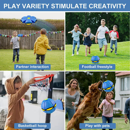 Interactive Dog Flying Saucer Outdoor Toy