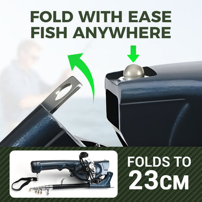 2026 Best Seller | Foldable Fishing Rod – Never Miss Another Cast!