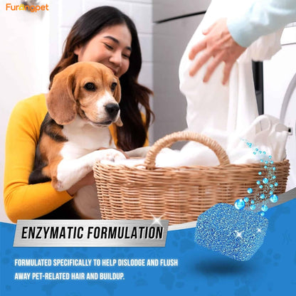 Enzymatic Pet Hair Dissolver & Washing Machine Cleaner