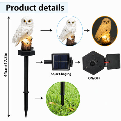 🔥 Waterproof Solar Owl Light