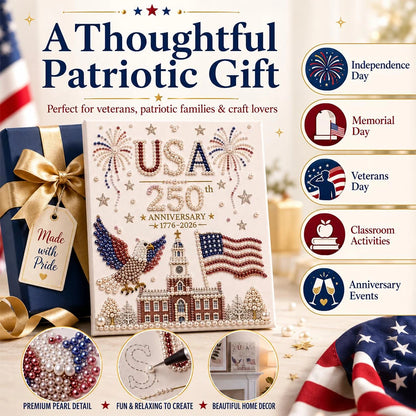USA 250th Anniversary DIY Pearl Painting Kit