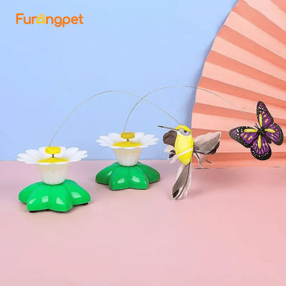 Electric bird teasing cat toy