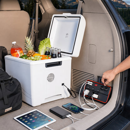 Multifunctional Car Charger With AC Outlets & USB