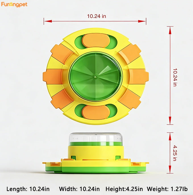 Furongpet🐶Interactive Slow Feeder Dog Bowl – 2-in-1 Puzzle Feeding Bowl for Mental Stimulation