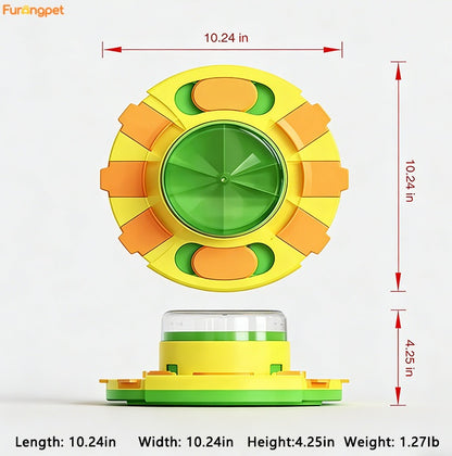 Furongpet🐶Interactive Slow Feeder Dog Bowl – 2-in-1 Puzzle Feeding Bowl for Mental Stimulation