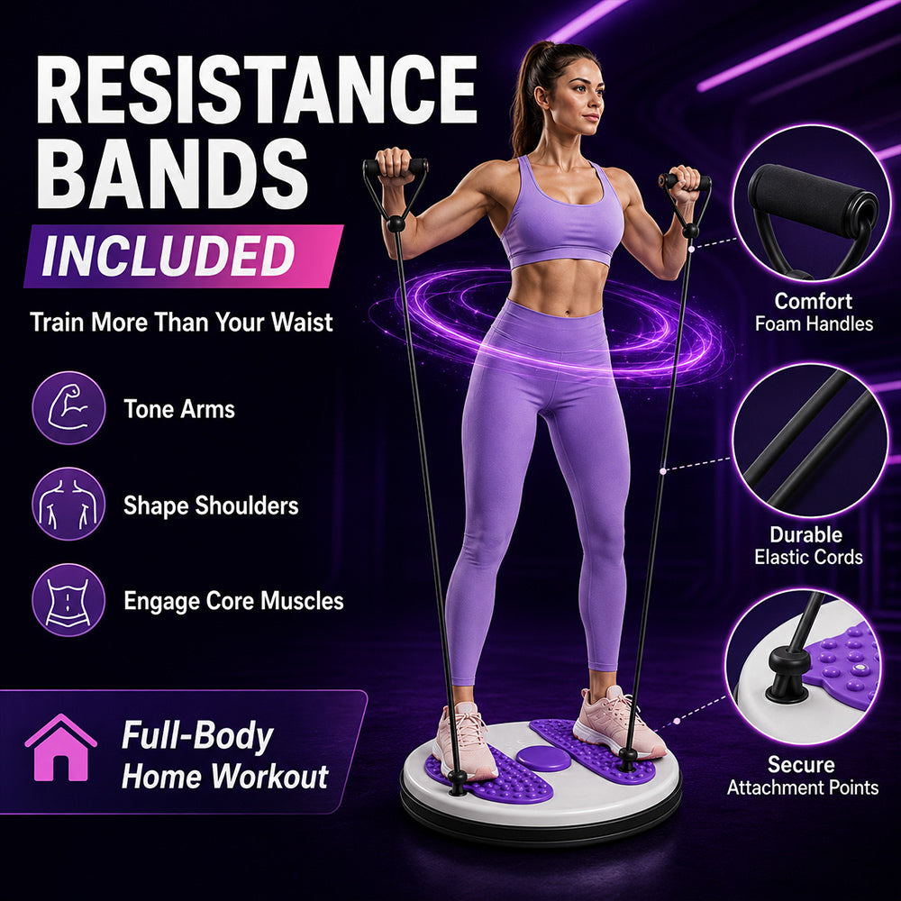 Waist Twisting Balance Board – Massage, Exercise, Fat Burning & Circulation Support