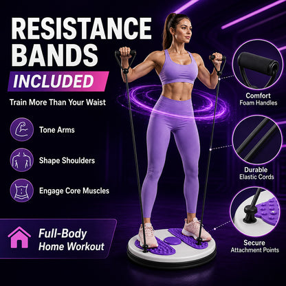 Waist Twisting Balance Board – Massage, Exercise, Fat Burning & Circulation Support