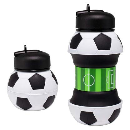 Collapsible Soccer Water Bottle for Kids