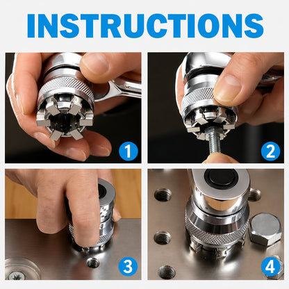 Adjustable Universal Socket Wrench