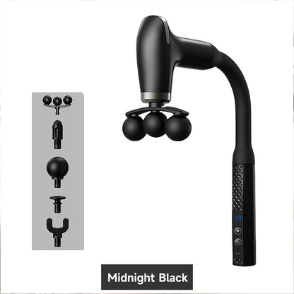 Long-Handle Deep Tissue Massage Gun for Neck, Shoulders & Back