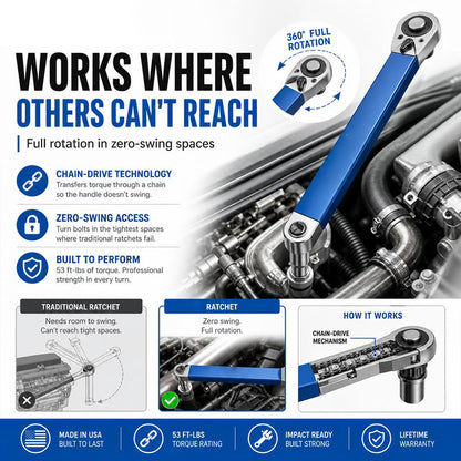 Offset Extension Wrench For Hard-To-Reach Bolts✅