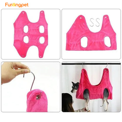 Furongpet™ Stress-Free Pet Grooming Hammock & Restraint Bag