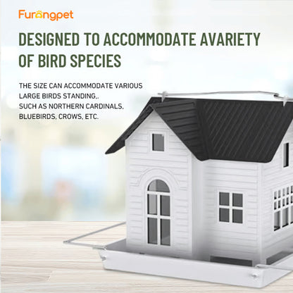 🐦Solar-Powered Glowing Bird Feeder House🏡