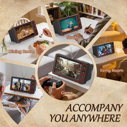 3D HD Foldable Retro Phone Screen Magnifier