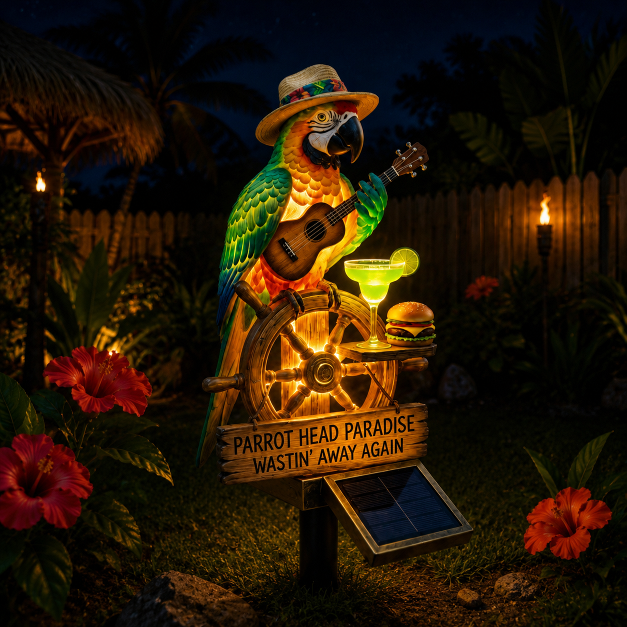 Solar Parrot Garden Decor Light, Ideal for Party Decoration