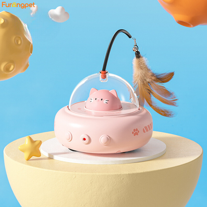 Cat UFO Laser Toy