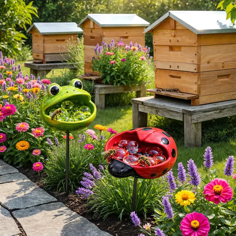 Cute Garden Water Bowl for Bees, Butterflies & Small Wildlife