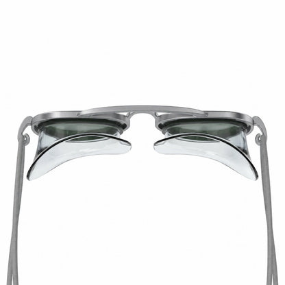 Retro Mirrored Swim Goggles With UV Protection