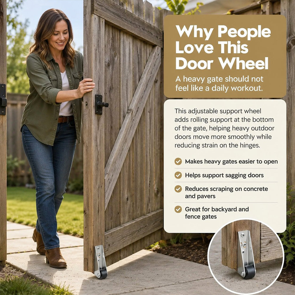 Heavy-Duty Sliding Gate Support Roller