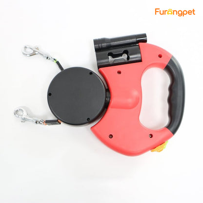 🐕 New Dual-Head Retractable Pet Leash 🐕‍🦺