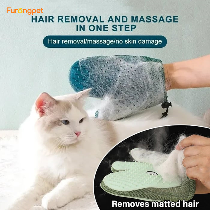🔥2026 SALE - Multi-purpose Pet Steam Grooming Gloves
