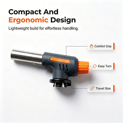 Portable Adjustable Butane Torch Lighter