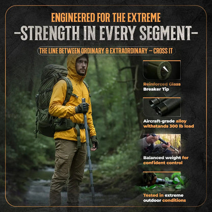 All-in-One Tactical Survival Hiking Stick