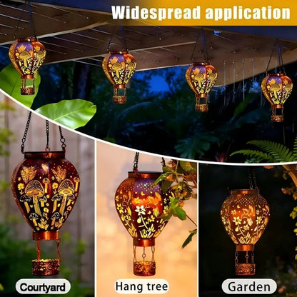 🌞 Solar Hot Air Balloon Garden Lantern